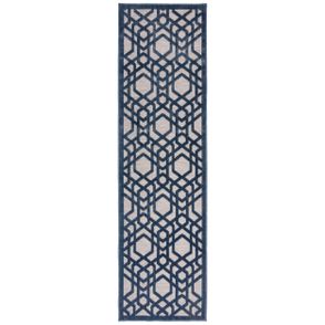 Flair Rugs koberce Behúň Piatto Oro Blue – na von aj na doma - 66x230 cm