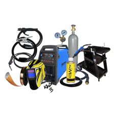 Invertorová zváračka Digimig 202 M-POWER + Horák + káble + Kukla + Drôt + Sprej + Vozík + Plná Fľaša Co2 + Horák 4m
