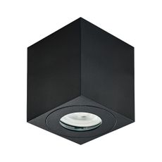 Emithor 48623 - Kúpeľňové bodové svietidlo ALUX 1xGU10/35W/230V IP44 čierna