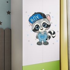 Kocot kids Detská skriňa Babydreams 90 cm mýval zelená