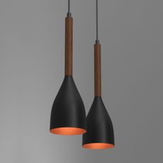 Luster na lanku MUZA 2xE27/60W/230V