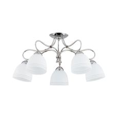 Prisadený luster FILA 5xE27/15W/230V lesklý chróm