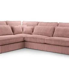Rohová sedacia súprava LINCOLN LUX, Ľavá, růžová (Tilia 62)