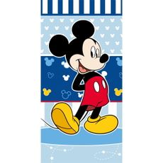 Modrá froté detská osuška 70x140 cm Mickey - Jerry Fabrics