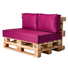 Golden Garden Paletové sedenie GG129 podsedák a vankúš 120cm x 80cm x 15cm fuksiová