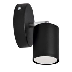 LED Nástenné bodové svietidlo TUNE 1xGU10/4,8W/230V čierna