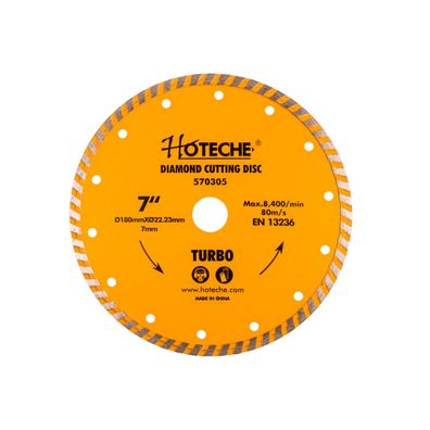 Diamantový rezný kotúč 180 mm, TURBO - HT570305