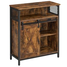 Boxxx KOMODA, hnedá, čierna, 70/80/30 cm