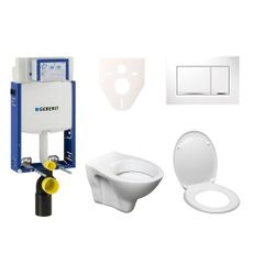 Cenovo zvýhodnený závesný WC set Geberit na zamurovanie + WC S-Line S-line Pro 110.302.00.5ND5