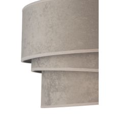 Duolla - Stropné svietidlo DEVON 1xE27/40W/230V pr. 45 cm šedá