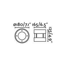FARO 70589 - LED Vonkajšie nájazdové svietidlo SURIA-12 LED/12W/230V IK08 IP67