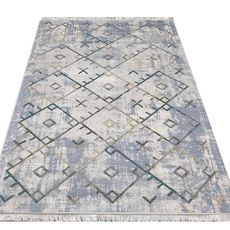 Sivý luxusný protišmykový koberec Beid Rozmer: 80x150 cm