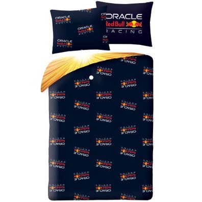 Posteľné obliečky Formula 1 Oracle Red Bull Racing - 100% bavlna - 70 x 90 cm + 140 x 200 cm