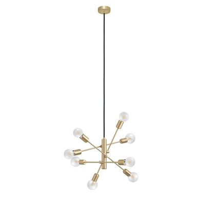 Eglo 99811 - Luster na lanku GRADOLI 8xE27/40W/230V