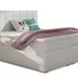 Posteľ Boxspring Alicia 200 x 180, sv. šedá (látka - ba 03)