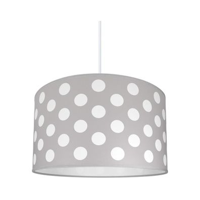 Detský luster DOTS GREY 1xE27/60W/230V