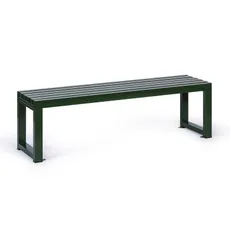 Parková lavička ALURA, 1500 mm, zelená