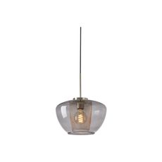 Briloner 4016-014 - Luster na lanku SEVENTIES 1xE27/40W/230V číra