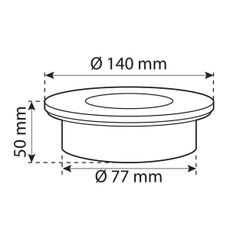 Ranex RA-5000197 -LED Solárne zápustné svietidlo so senzorom LED/0,12W/2xAAA IP67
