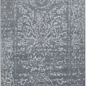 Diamond Carpets koberce Ručne viazaný kusový koberec Diamond DC-JK 2 Light grey / silver - 120x170 cm