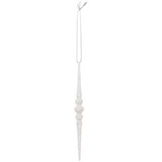 Ozdoba cencúle biele 2 ks 16 cm 192304