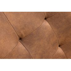 Stolička konzolová Oxford cognac iron