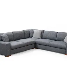 Hanah Home Rohová pohovka Loop III antracit