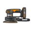 Akumulátorová vibračná brúska WORX Orange WX822 - 20V, 1x2.0Ah - Powershare