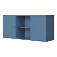 Modrá nízka závesná komoda 133x61 cm Mistral – Hammel Furniture