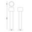 Philips - LED Vonkajšia lampa OTIS LED/4,3W/230V 2700K IP44