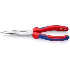 Pologuľaté kliešte s britmi chrómované 200 mm - 2615200T