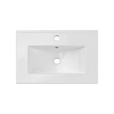 COMAD UM-2060RB DANCE 60-DP - Zapustené umývadlo DANCE 62x40 cm matná biela
