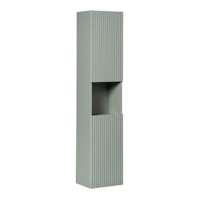 Vysoká skrinka do kúpeľne LINE REED GREEN 80-03-2D šalvia