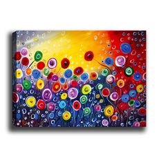 Wallity Obraz na plátne Abstraction field 50x70 cm