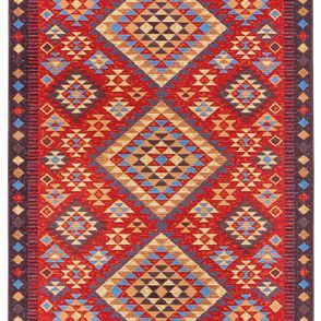 Hanse Home Collection koberce Kusový koberec Cappuccino 105875 Peso Red Blue - 160x235 cm