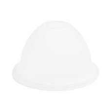 Náhradné sklo k lustru E27 pr. 19 cm biela