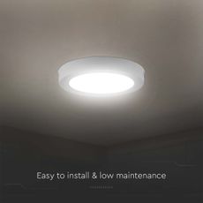 LED Stropné svietidlo LED/6W/230V 4000K pr. 12 cm biela