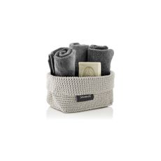 Béžový úložný Košík Blomus Rope, 10 x 15,5 cm