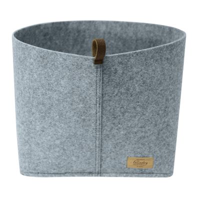 Sivý textilný organizér Wenko Felt, 30 x 18 cm