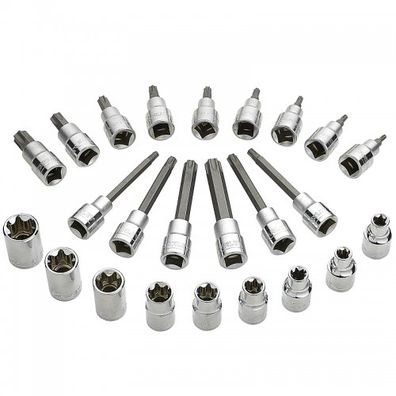 24-dielna súprava nástrčiek Torx v module Stanley STMT1-74176