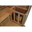 M-Spa - EA4 white - suchá sauna pre 4 osoby so saunovou pecou 180 x 160 x 201 cm 6 kW