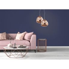Klausen 111001 - Luster na lanku VITRO 1xE27/10W/230V pr. 35 cm rose gold