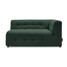 Tmavozelený modul pohovky (pravý roh) Kleber - Bobochic Paris