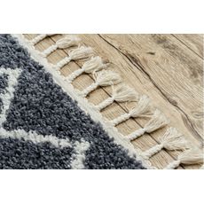 Dywany Łuszczów , Kusový koberec Berber Asila B5970 grey and white, 180x270, šedá, obývacia izba