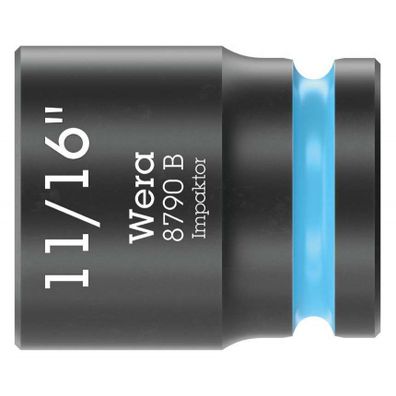 Wera 005521 Nástrčná hlavica 3/8" so šesťhranom 11/16 Impaktor 8790 B