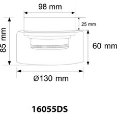 Globo 16055DS - LED Stropné svietidlo HIGGINS 1xGX53/6W/230V pr. 13 cm čierna