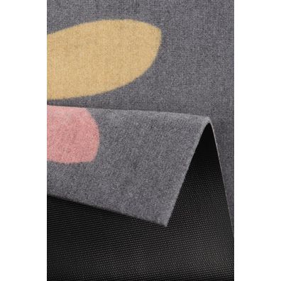 Hanse Home , Protišmyková rohožka Printy 104452 Grey, Multicolor, 40x60, viacfarebná, chodba / predsieň