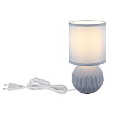 Globo 21730B - Stolná lampa SYLAS 1xE14/40W/230V modrá