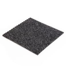 Kobercová polypropylénová vstupná rohož, čierna, 200 cm x bm