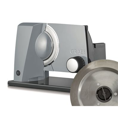 GRAEF SKS 11020 elektrický krájač s 2 kotúčmi, sivá